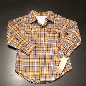 Calvin Klein Jeans button down shirt. Boys 2T NWT